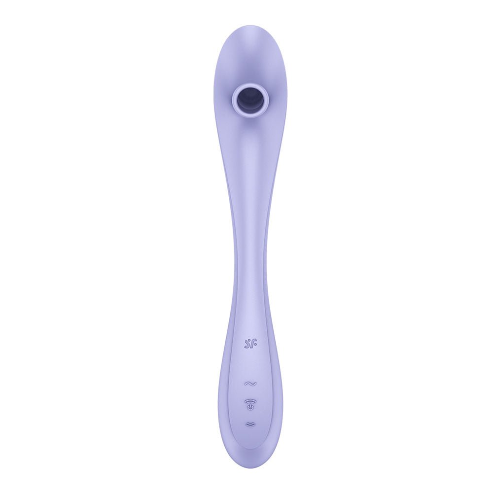 Satisfyer Easy Lover - Purple USB-C Rechargeable Air Pulse Clitoral Stimulator - Silk and Sin