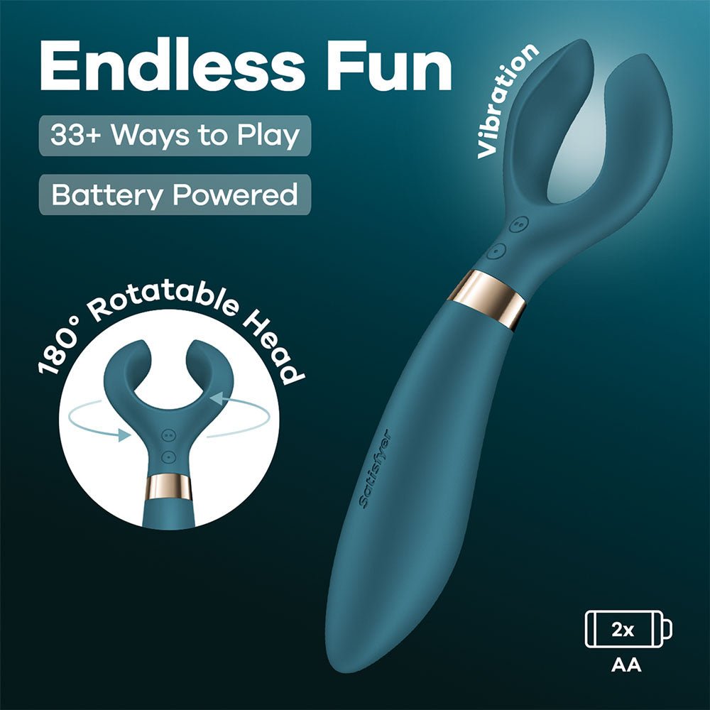 Satisfyer Endless Fun - Battery Series - Green 23.5 cm Stimulator - silkandsin