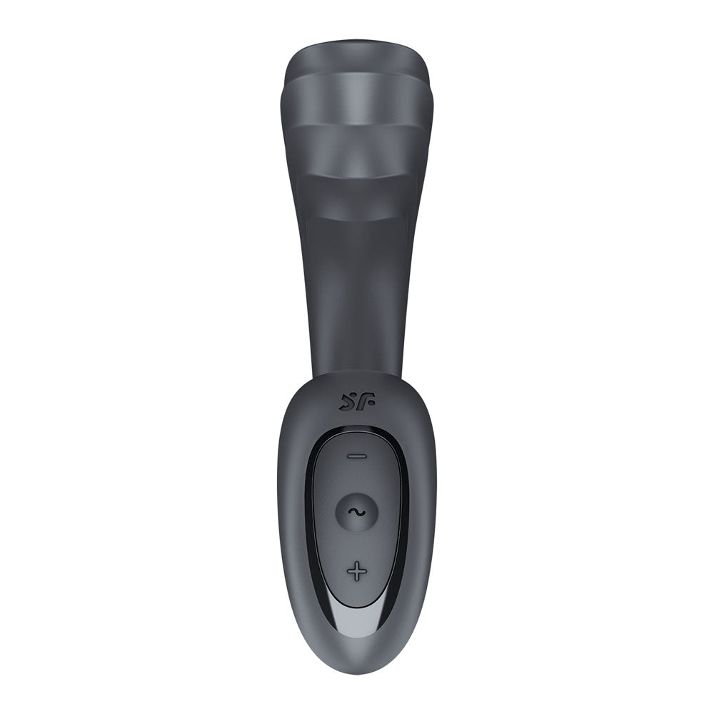 Satisfyer G For Goddess 3 - Grey - Grey 16 cm USB-C Rechargeable Vibrator with Clit Stim - Silk and Sin