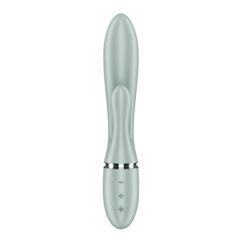 Satisfyer Pearl Bunny 2 - Green - Green 21.5 cm USB-C Rechargeable Rabbit Vibrator - Silk and Sin