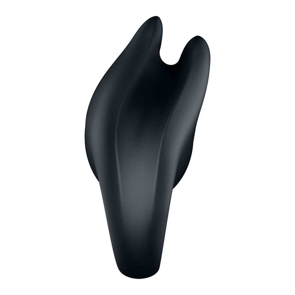 Satisfyer Perfect Pair 1 - Black USB-C Rechargeable Vibrating Couples Ring - Silk and Sin