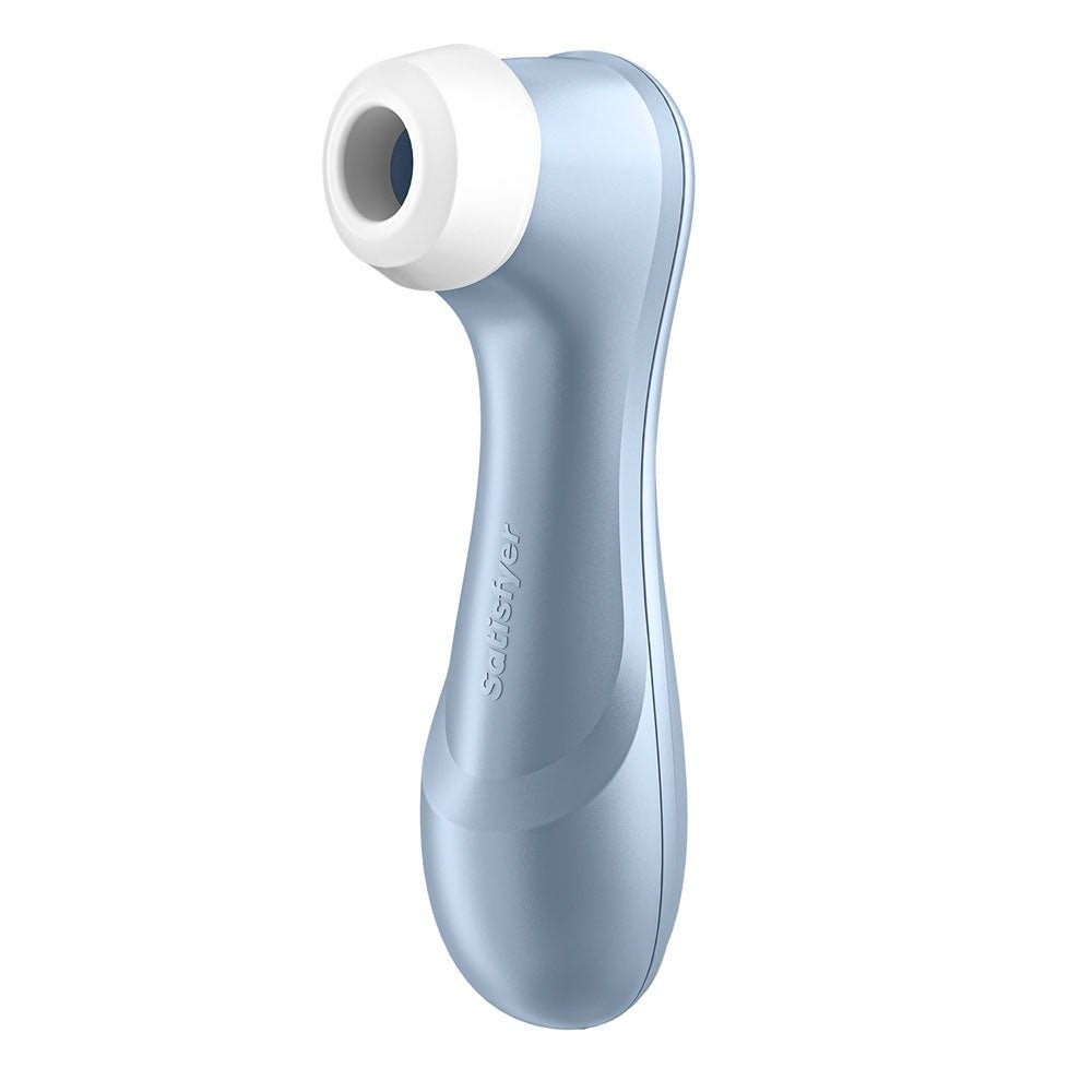 Satisfyer Pro 2 - Blue - Touch - Free USB - Rechargeable Clitoral Stimulator - silkandsin