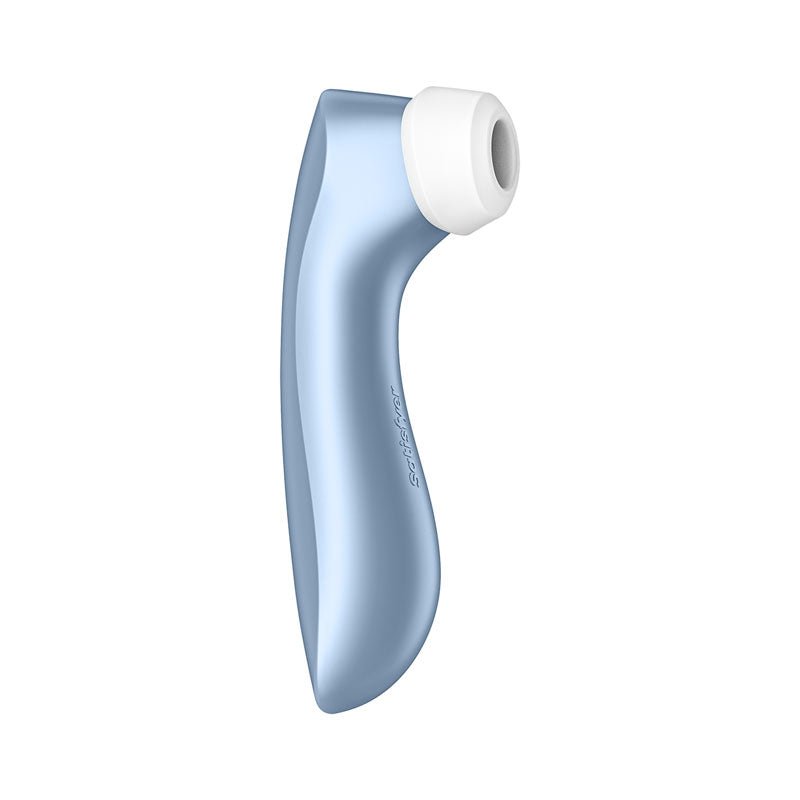Satisfyer Pro 2+ - Blue Touch - Free USB - Rechargeable Clitoral Stimulator with Vibration - silkandsin