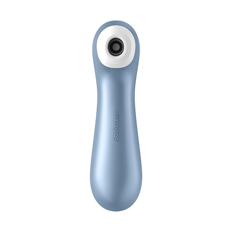 Satisfyer Pro 2+ - Blue Touch - Free USB - Rechargeable Clitoral Stimulator with Vibration - silkandsin