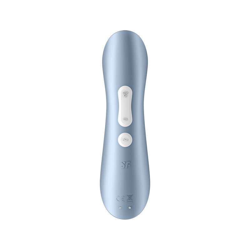 Satisfyer Pro 2+ - Blue Touch - Free USB - Rechargeable Clitoral Stimulator with Vibration - silkandsin