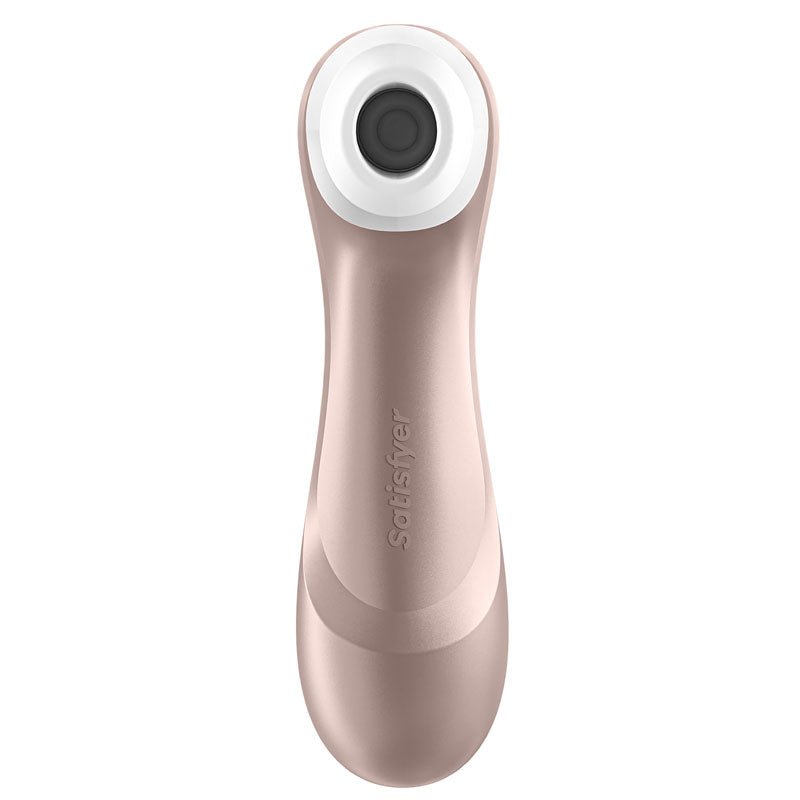 Satisfyer Pro 2 - Rose Gold - Touch - Free USB - Rechargeable Clitoral Stimulator - silkandsin