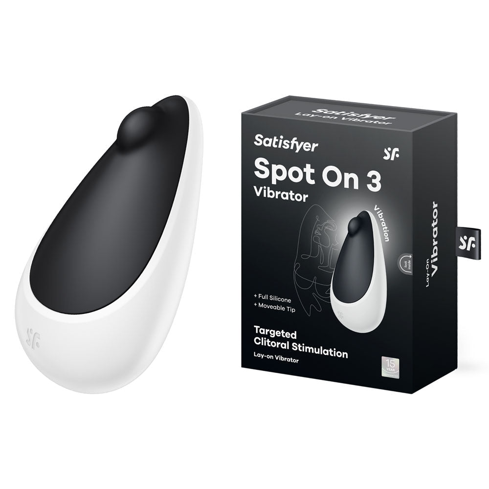 Satisfyer Spot On 3 - Black USB Rechargeable Stimulator - Silk and Sin