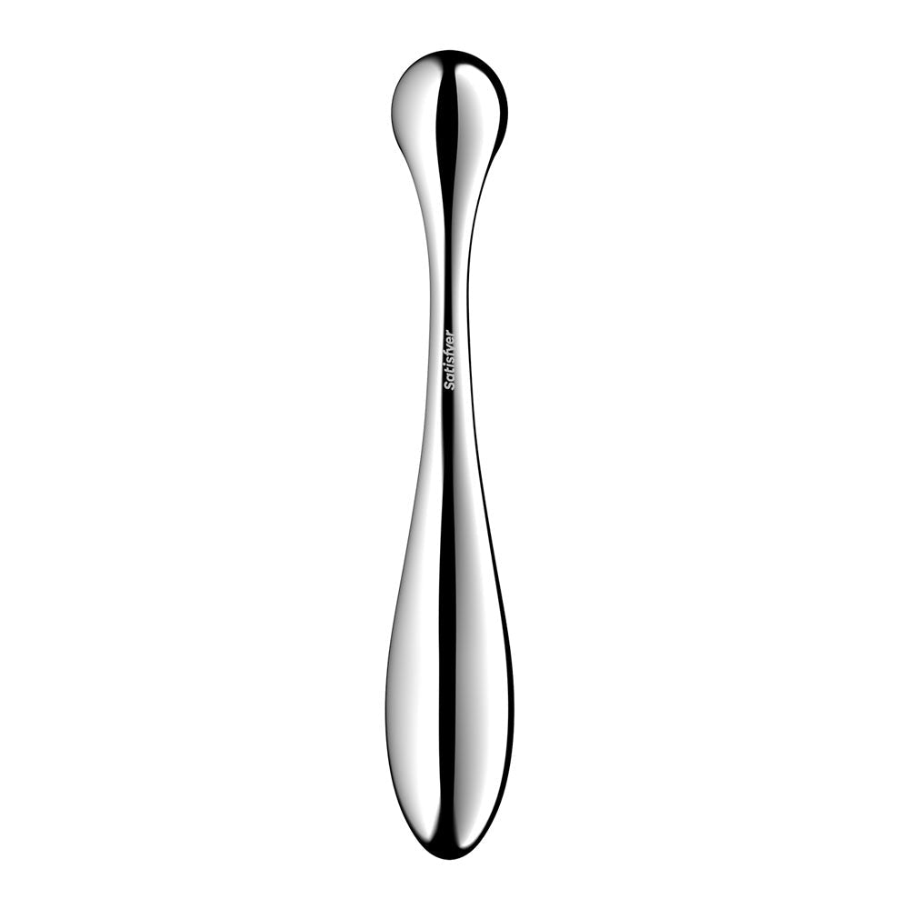 Satisfyer Star Force 4 - Chrome Steel 26 cm Dildo - Silk and Sin