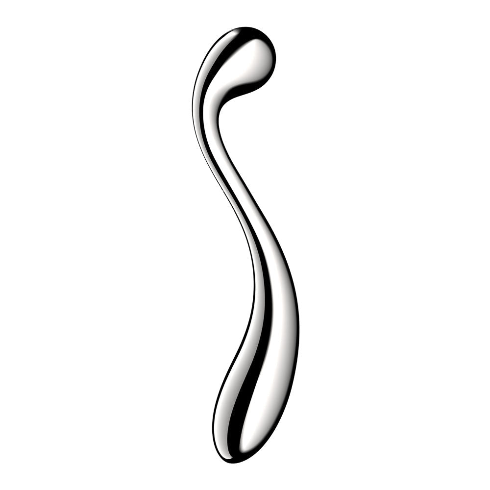 Satisfyer Star Force 4 - Chrome Steel 26 cm Dildo - Silk and Sin