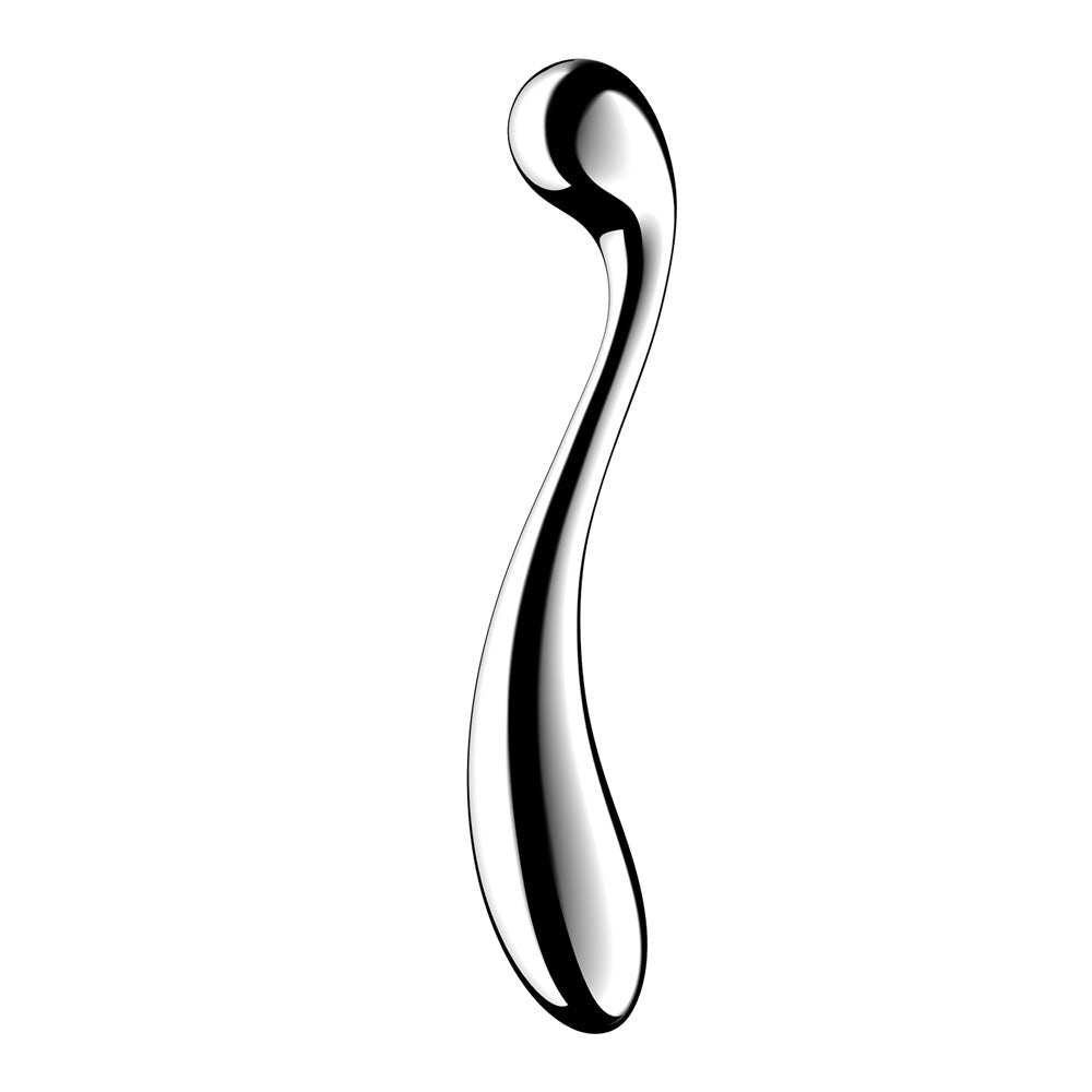 Satisfyer Star Force 4 - Chrome Steel 26 cm Dildo - Silk and Sin