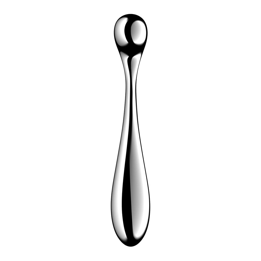 Satisfyer Star Force 4 - Chrome Steel 26 cm Dildo - Silk and Sin