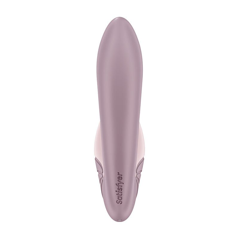 Satisfyer Supernova - Old Rose USB Rechargeable Vibrator with Air Pulsation - silkandsin