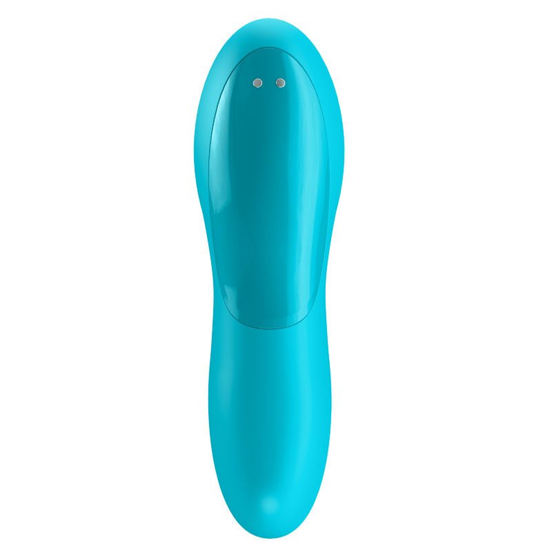Satisfyer Teaser - Light Blue USB Rechargeable Finger Stimulator - silkandsin