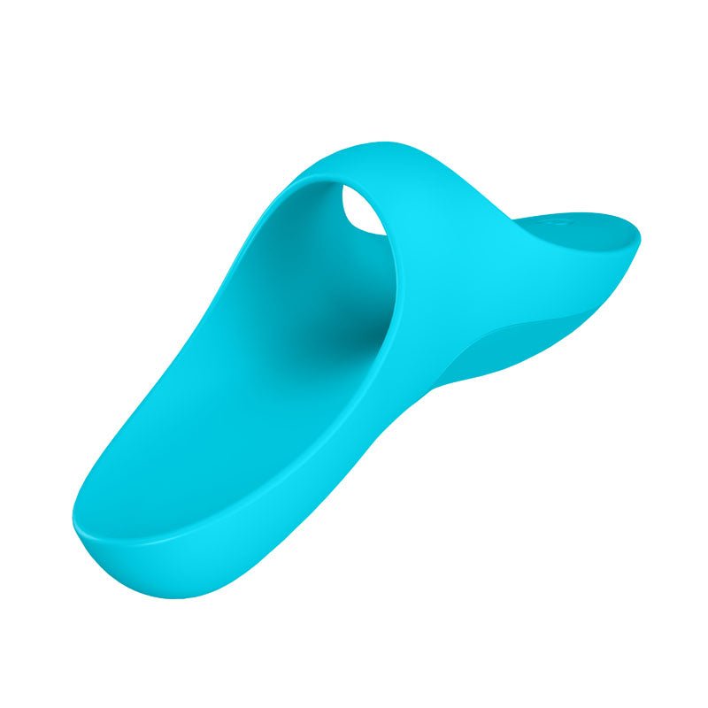 Satisfyer Teaser - Light Blue USB Rechargeable Finger Stimulator - silkandsin