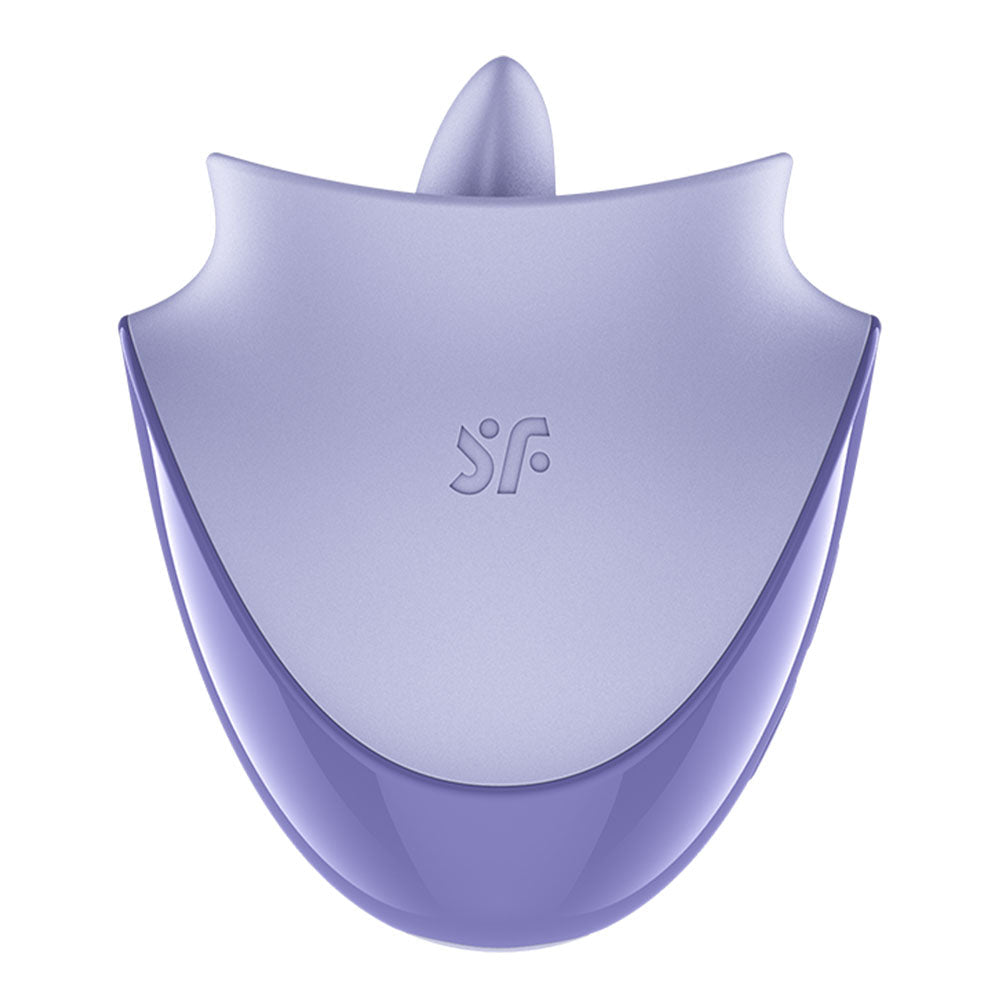 Satisfyer Tongue Dancer - Purple USB Rechargeable Flicking Stimulator - silkandsin