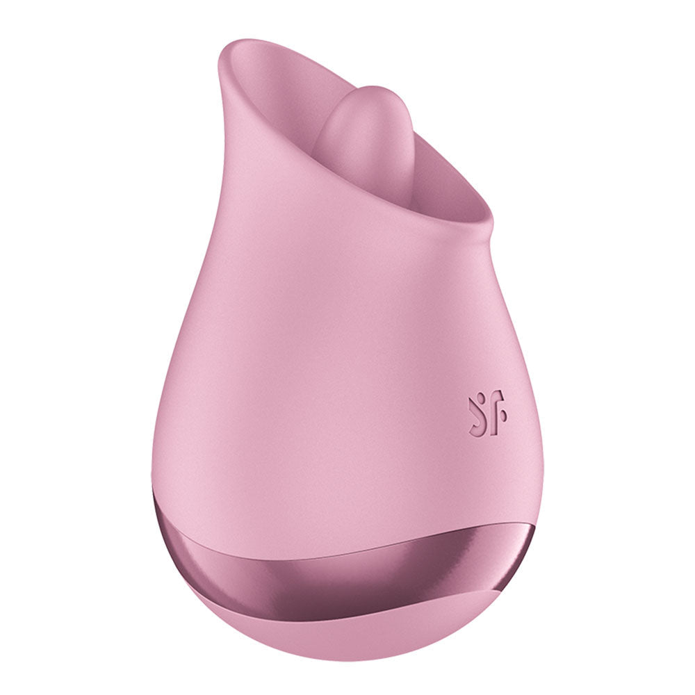 Satisfyer Tongue Player - Pink USB Rechargeable Flicking Stimulator - silkandsin