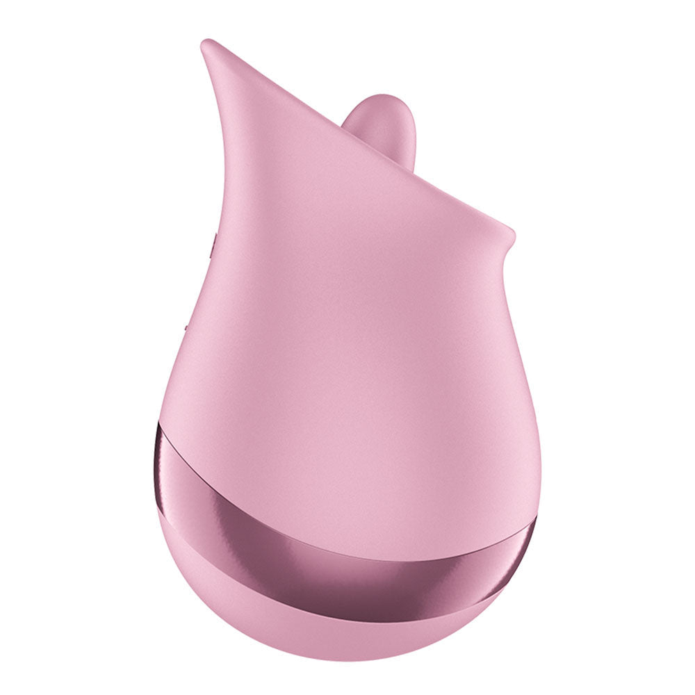 Satisfyer Tongue Player - Pink USB Rechargeable Flicking Stimulator - silkandsin