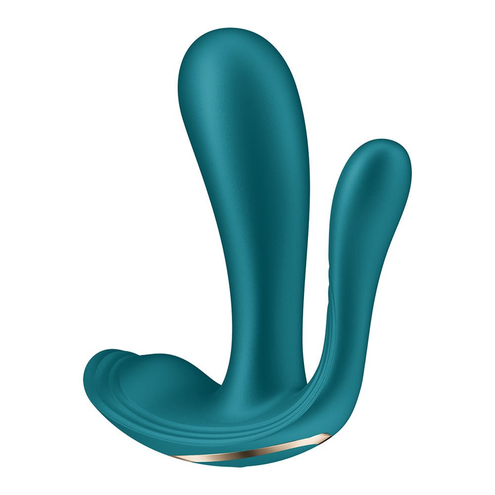 Satisfyer Top Secret + - Battery Series - Green Wearable Vibrator - silkandsin