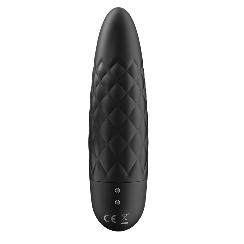 Satisfyer Ultra Power Bullet 5 - Black USB Rechargeable Bullet - silkandsin