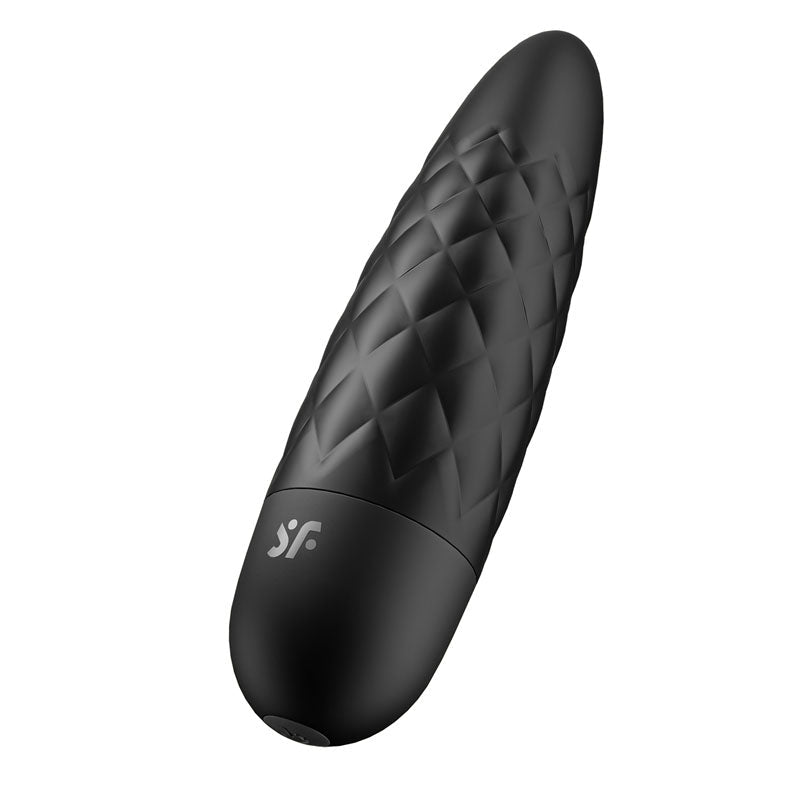 Satisfyer Ultra Power Bullet 5 - Black USB Rechargeable Bullet - silkandsin