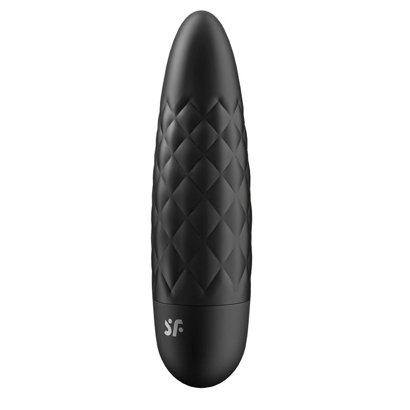 Satisfyer Ultra Power Bullet 5 - Black USB Rechargeable Bullet - silkandsin
