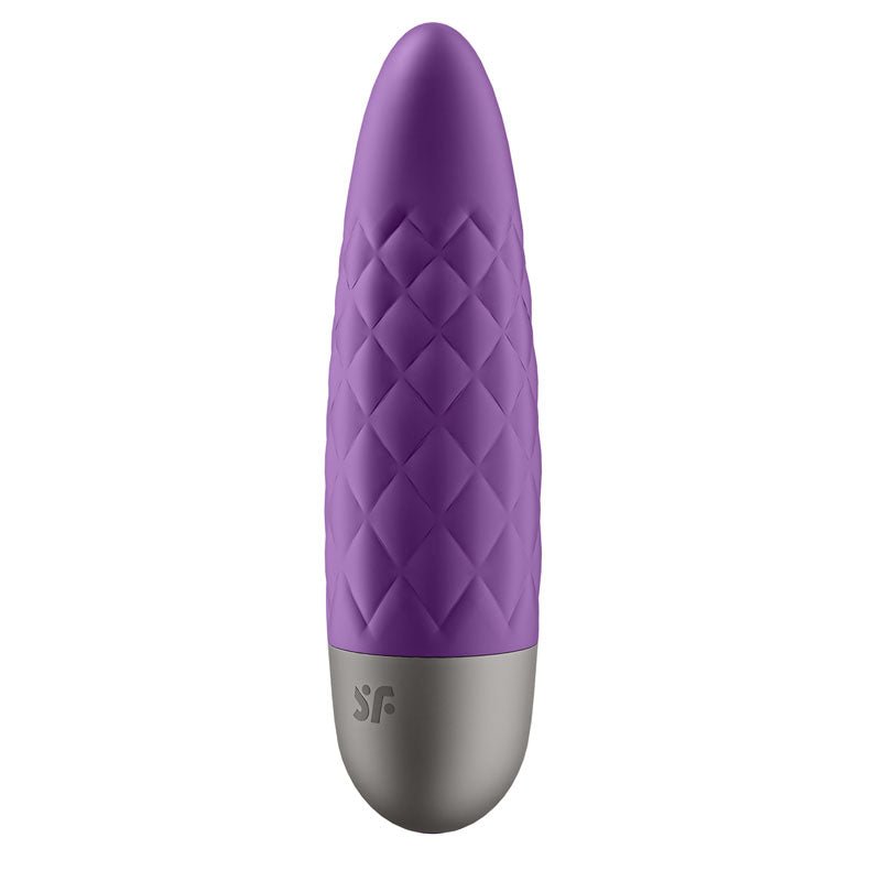 Satisfyer Ultra Power Bullet 5 - Purple USB Rechargeable Bullet - silkandsin