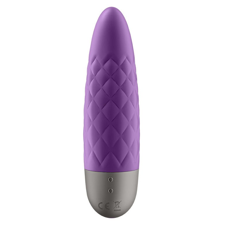 Satisfyer Ultra Power Bullet 5 - Purple USB Rechargeable Bullet - silkandsin
