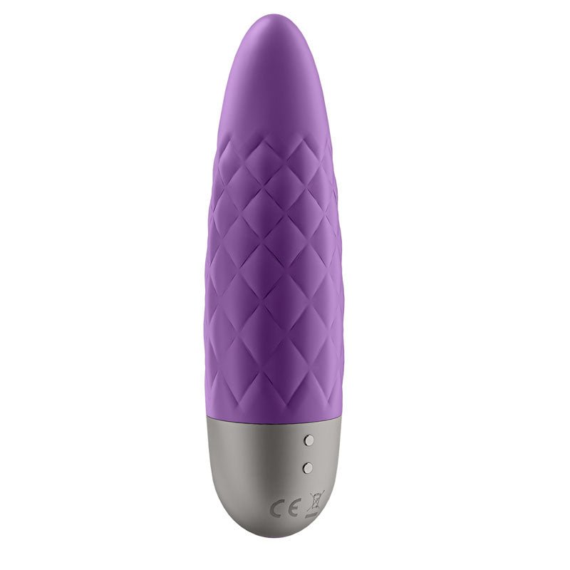 Satisfyer Ultra Power Bullet 5 - Purple USB Rechargeable Bullet - silkandsin