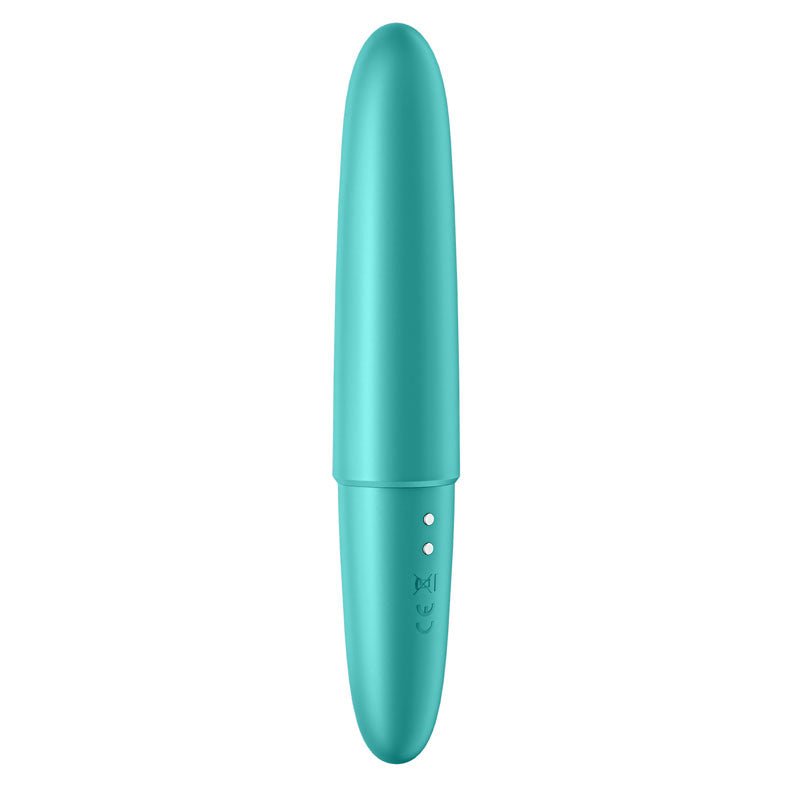 Satisfyer Ultra Power Bullet 6 - Turquoise USB Rechargeable Bullet - silkandsin