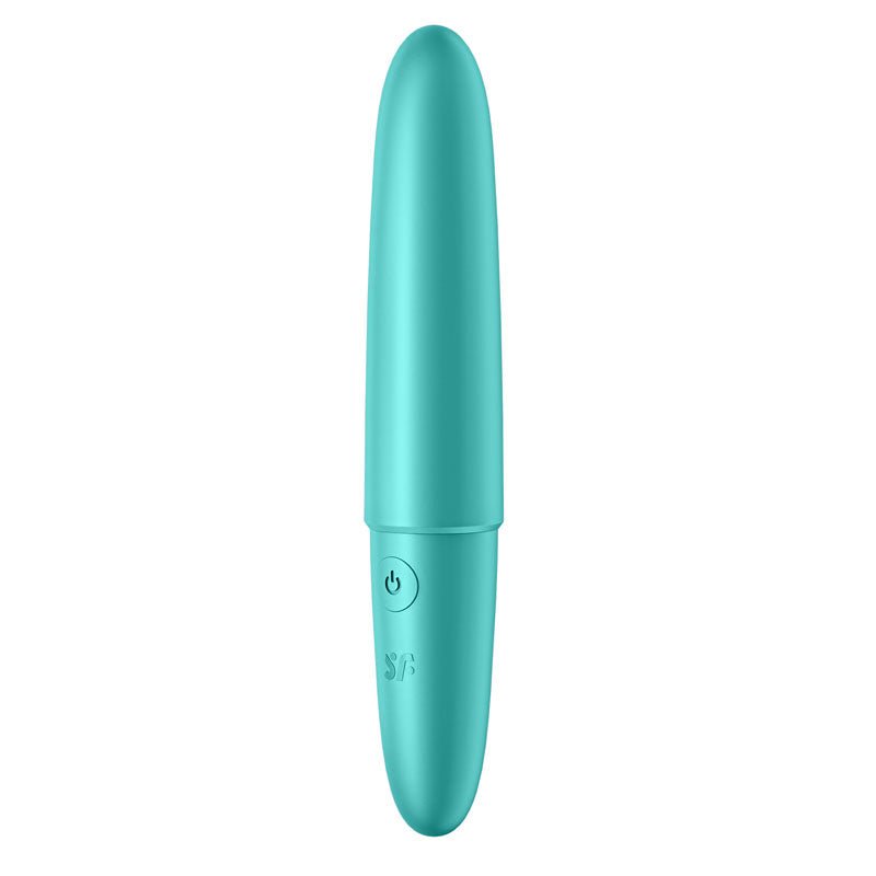 Satisfyer Ultra Power Bullet 6 - Turquoise USB Rechargeable Bullet - silkandsin