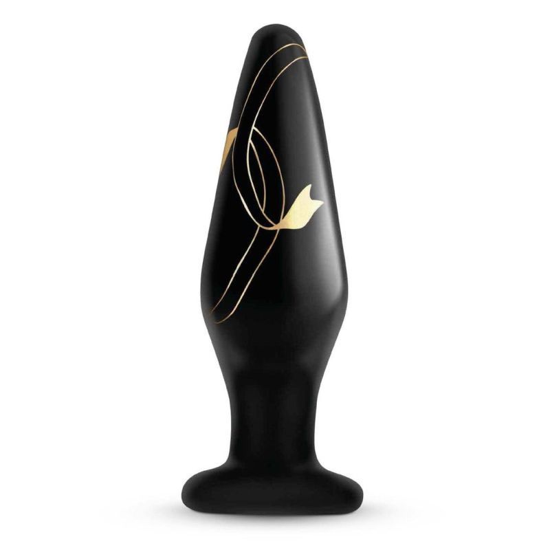 Secret Kisses Handblown Glass Plug 4.5in - Silk and Sin