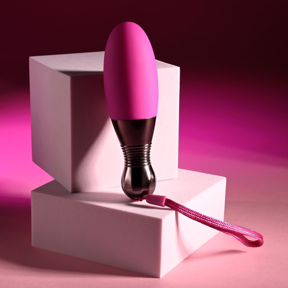 Selopa COMPANION - Pink 11.9 cm USB Rechargeable Vibrating Egg - silkandsin