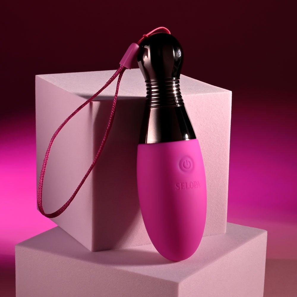 Selopa COMPANION - Pink 11.9 cm USB Rechargeable Vibrating Egg - silkandsin