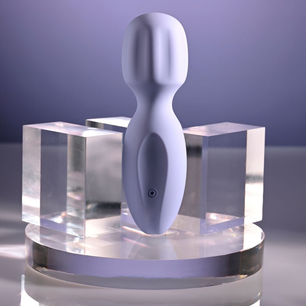 Selopa LIL' WAND - Purple 11 cm USB Rechargeable Massage Wand - silkandsin