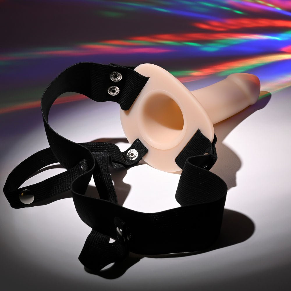 Selopa OUR FIRST HOLLOW STRAP ON LIGHT - Flesh 16.3 cm Hollow Strap - On - silkandsin