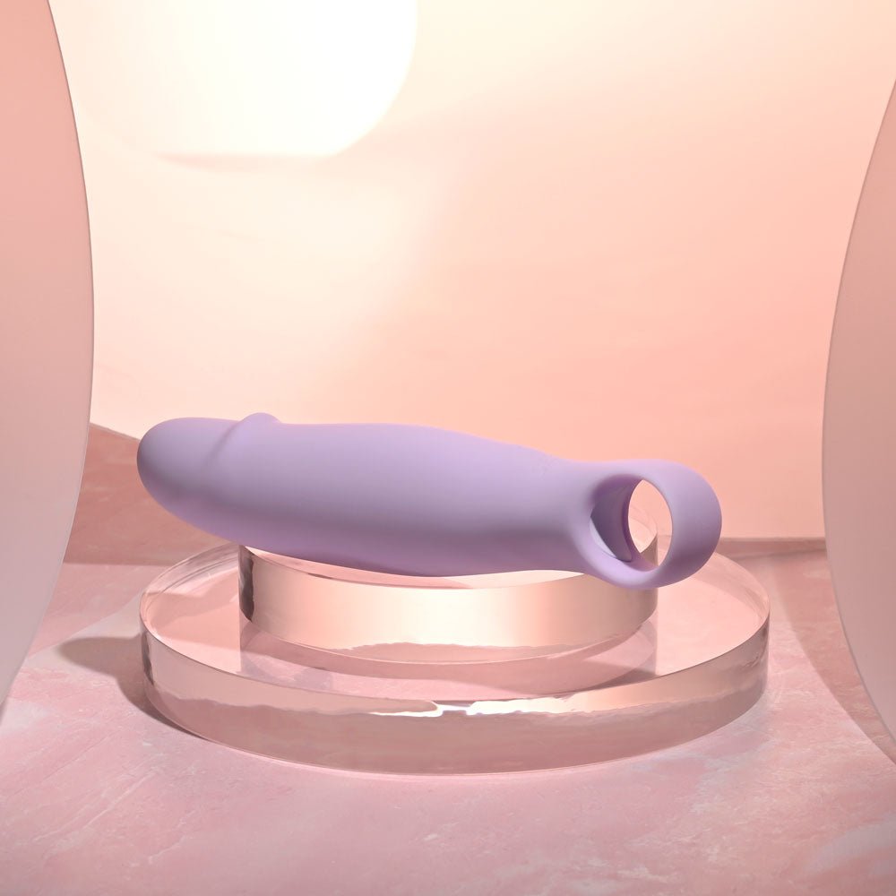 Selopa PETITE PECKER - Purple 11.7 cm USB Rechargeable Mini Vibrator - silkandsin
