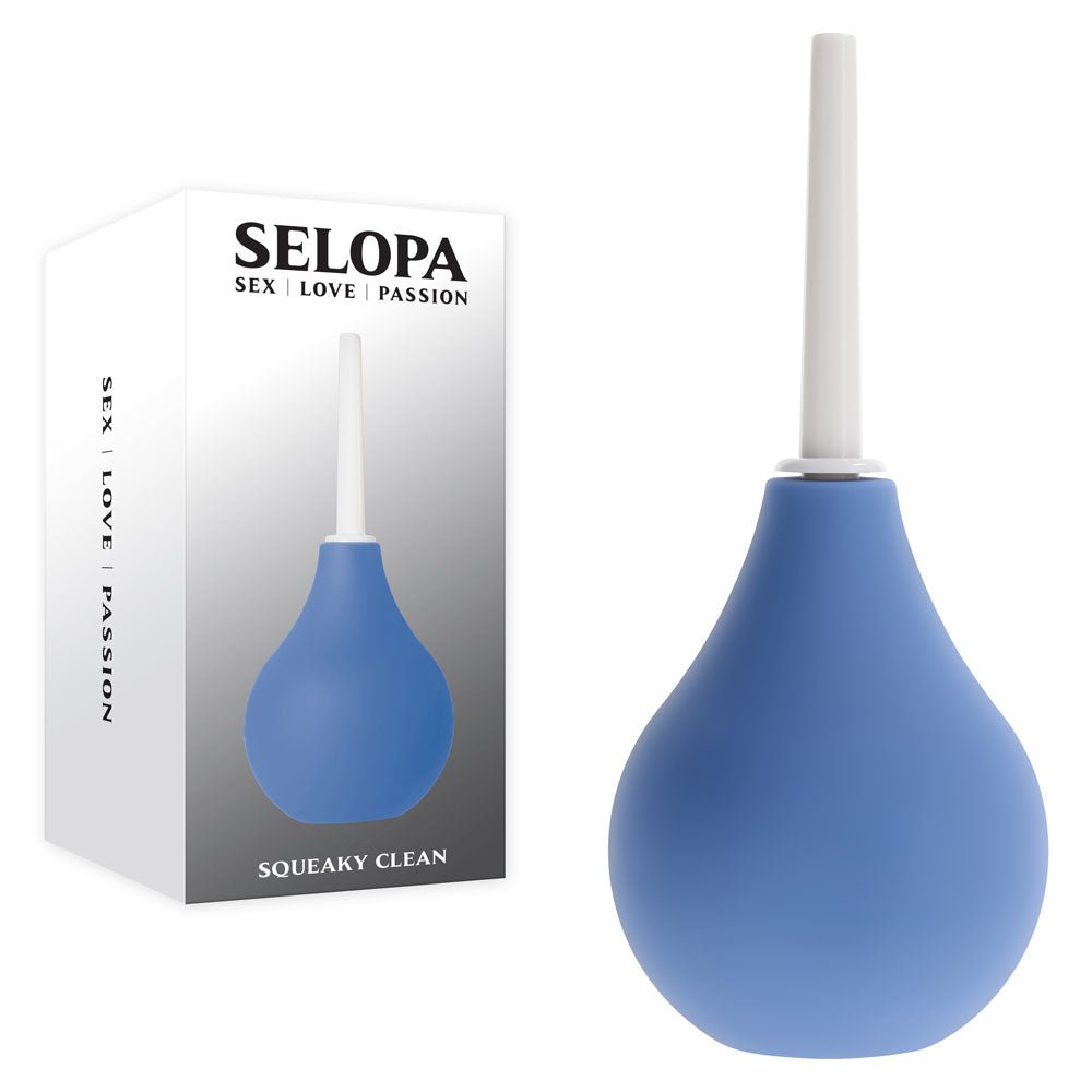 Selopa SQUEAKY CLEAN - Blue Unisex Douche - silkandsin