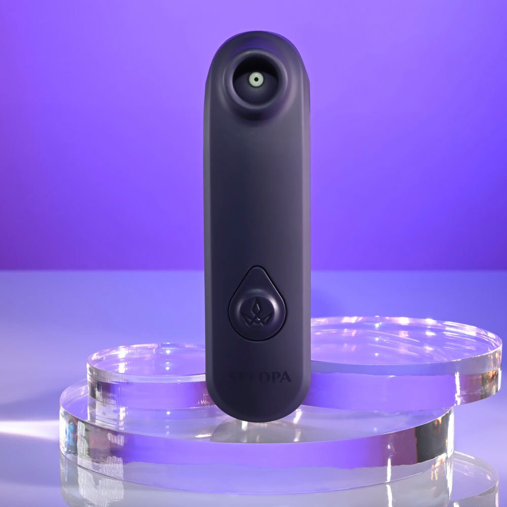 Selopa SURE THING - Black Vibrating & Sucking Stimulator - silkandsin