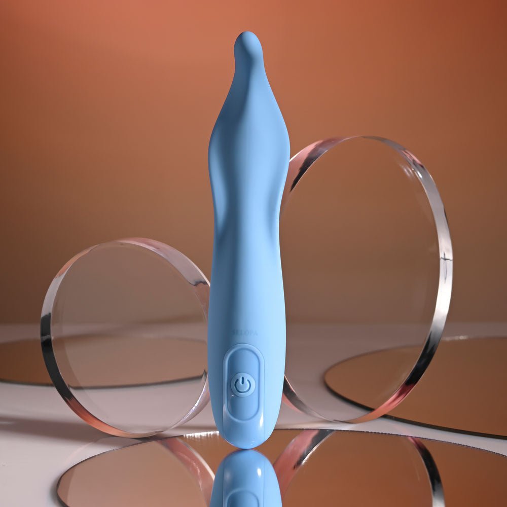 Selopa TENDER TICKLER - Blue 16.2 cm USB Rechargeable Pinpoint Stimulator - silkandsin