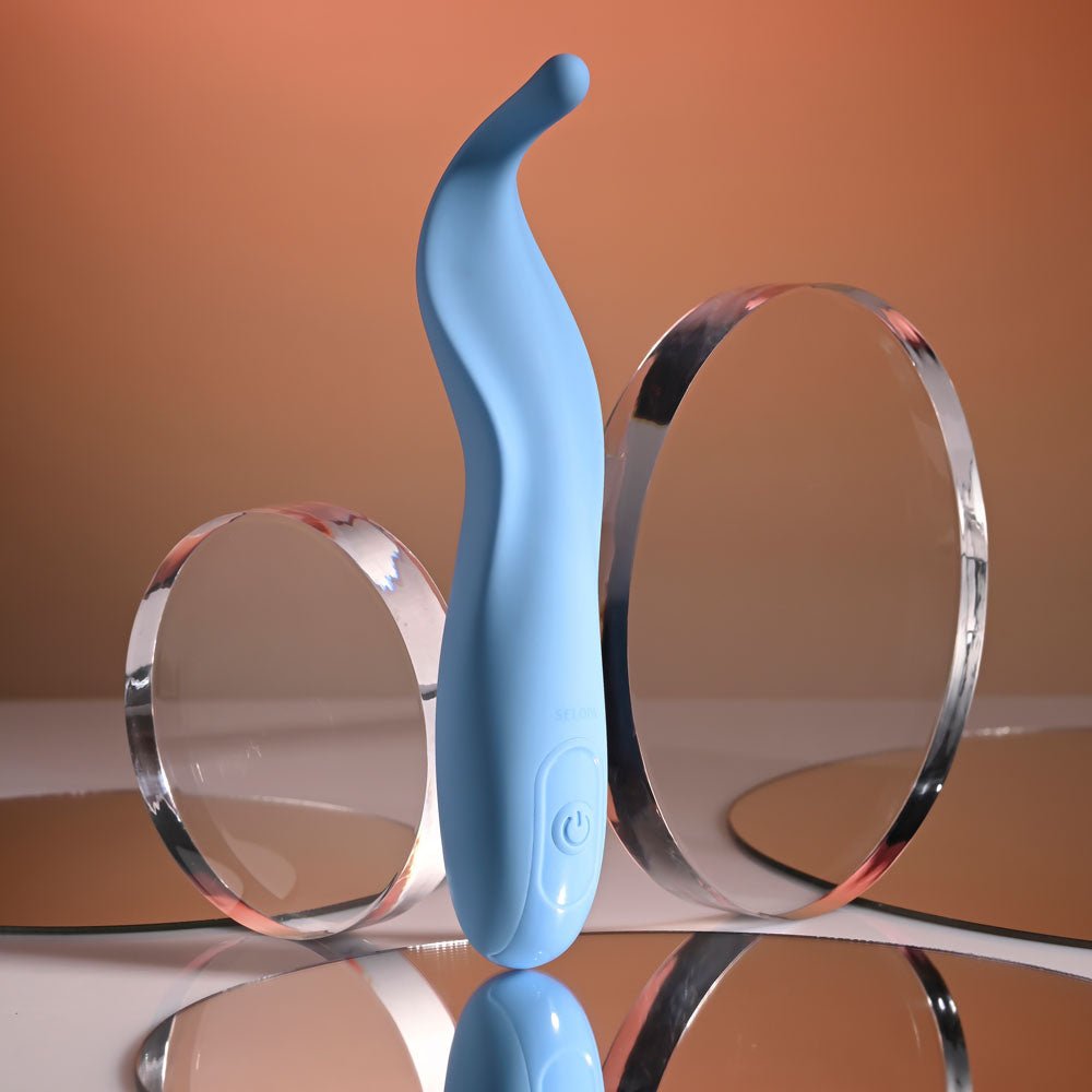 Selopa TENDER TICKLER - Blue 16.2 cm USB Rechargeable Pinpoint Stimulator - silkandsin