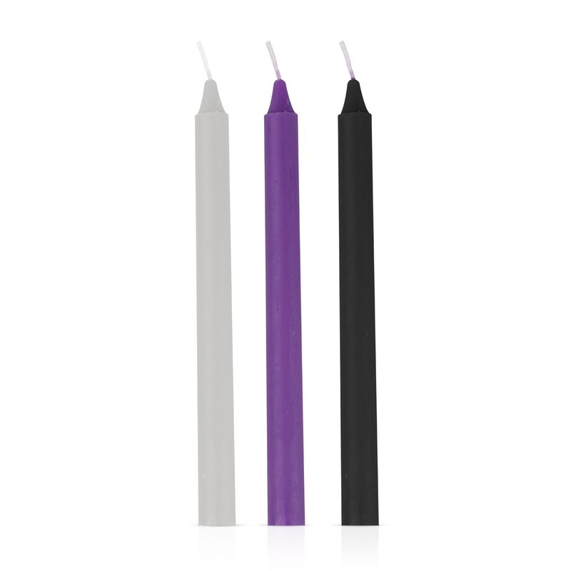 Sensual Hot Wax Candles 3 Pc - silkandsin