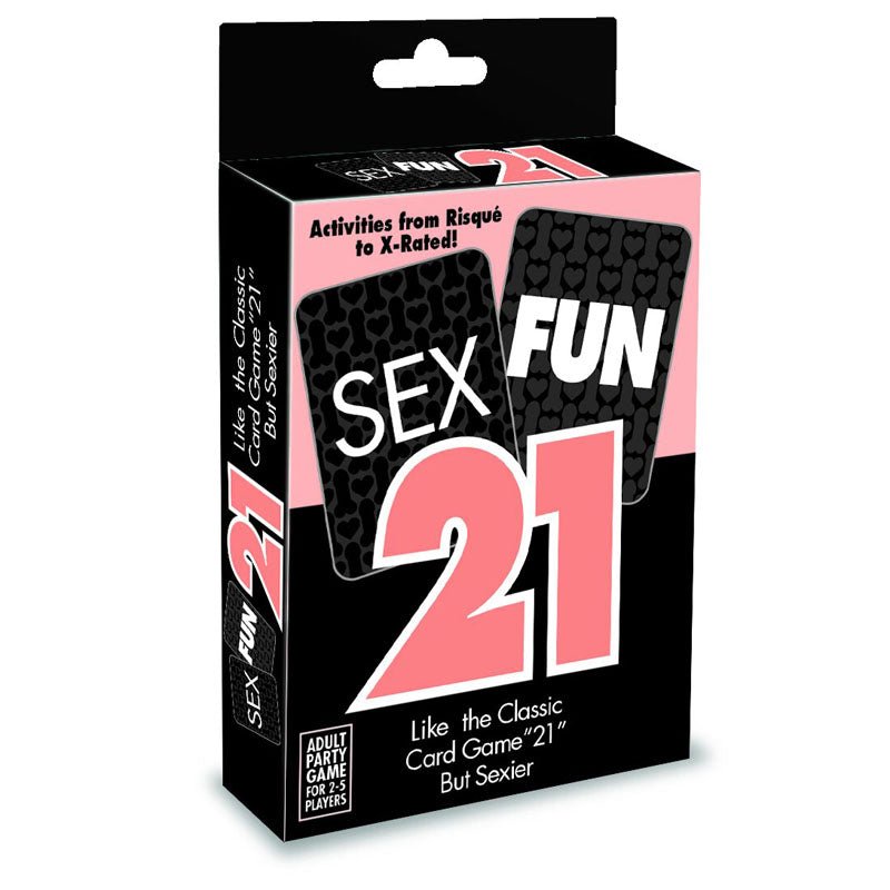 Sex Fun 21 - Adult Card Game - Silk and Sin