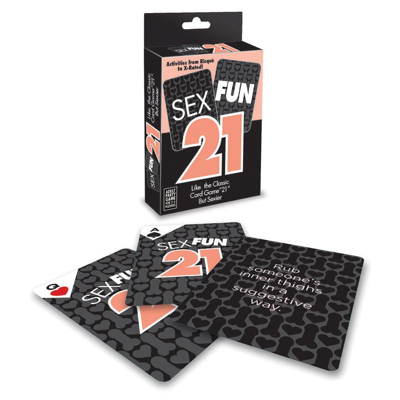 Sex Fun 21 - Adult Card Game - Silk and Sin
