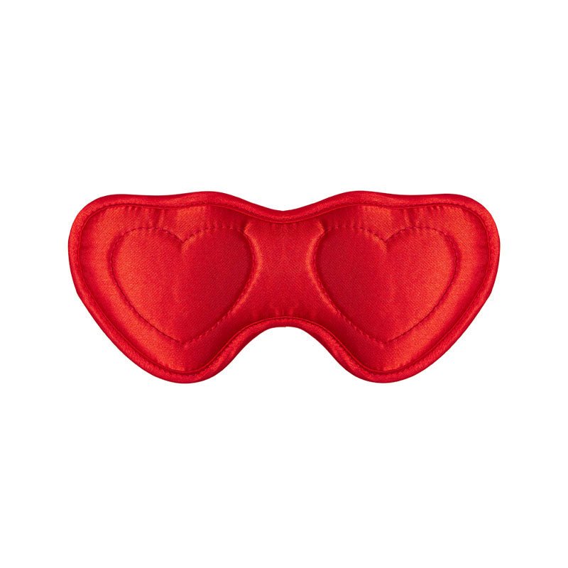 Sex & Mischief Amor Blindfold - Red Padded Blindfold - silkandsin
