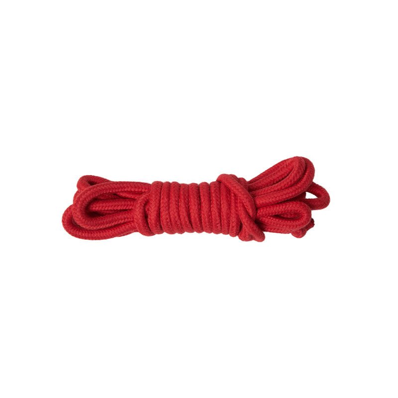 Sex & Mischief Amor Rope - 2 Red Bondage Ropes - 4.5 m Lengths - silkandsin