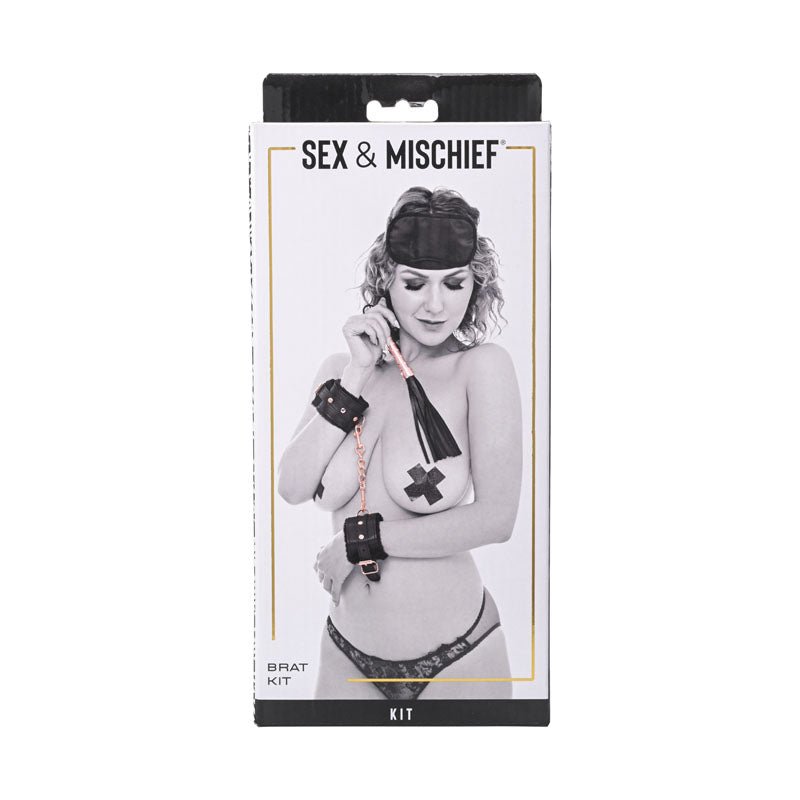 Sex & Mischief Brat Kit - 5 Piece Beginner Bondage Kit - silkandsin