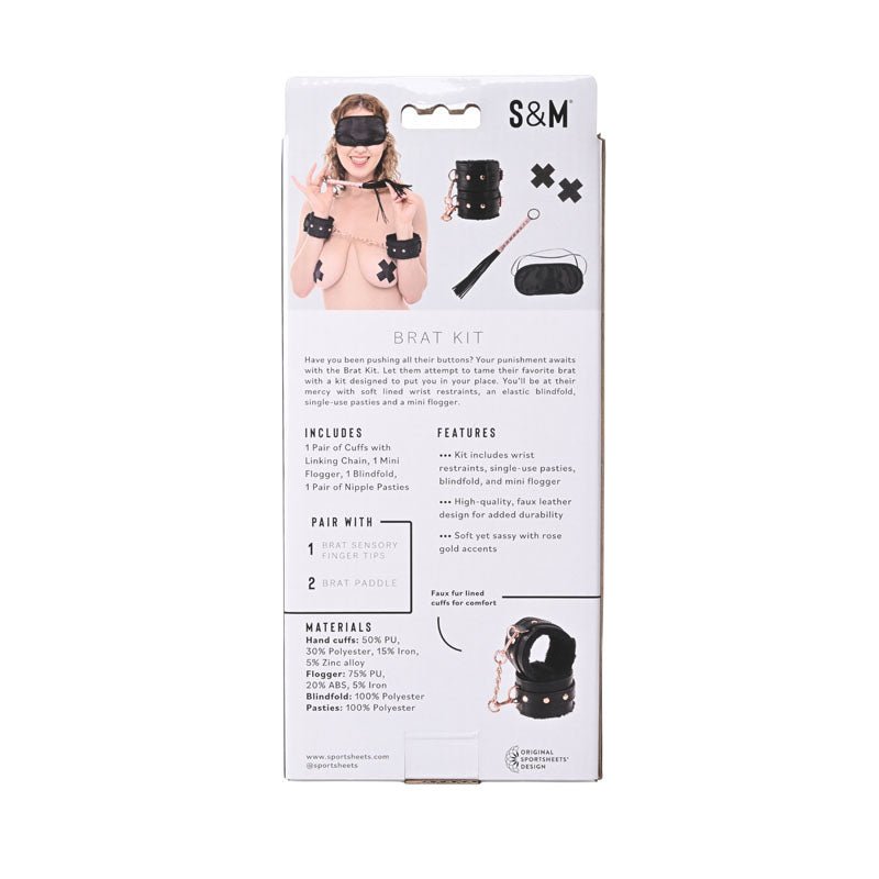 Sex & Mischief Brat Kit - 5 Piece Beginner Bondage Kit - silkandsin