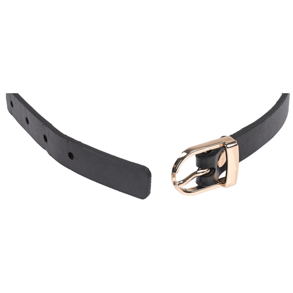 Sex & Mischief Double Buckle Day Collar - Black Collar - silkandsin