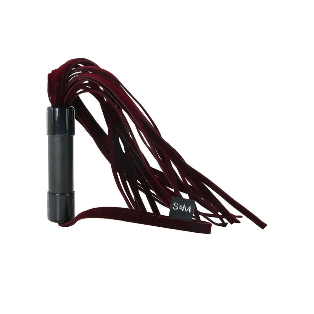 Sex & Mischief Enchanted Flogger - Red/Black Flogger Whip - silkandsin