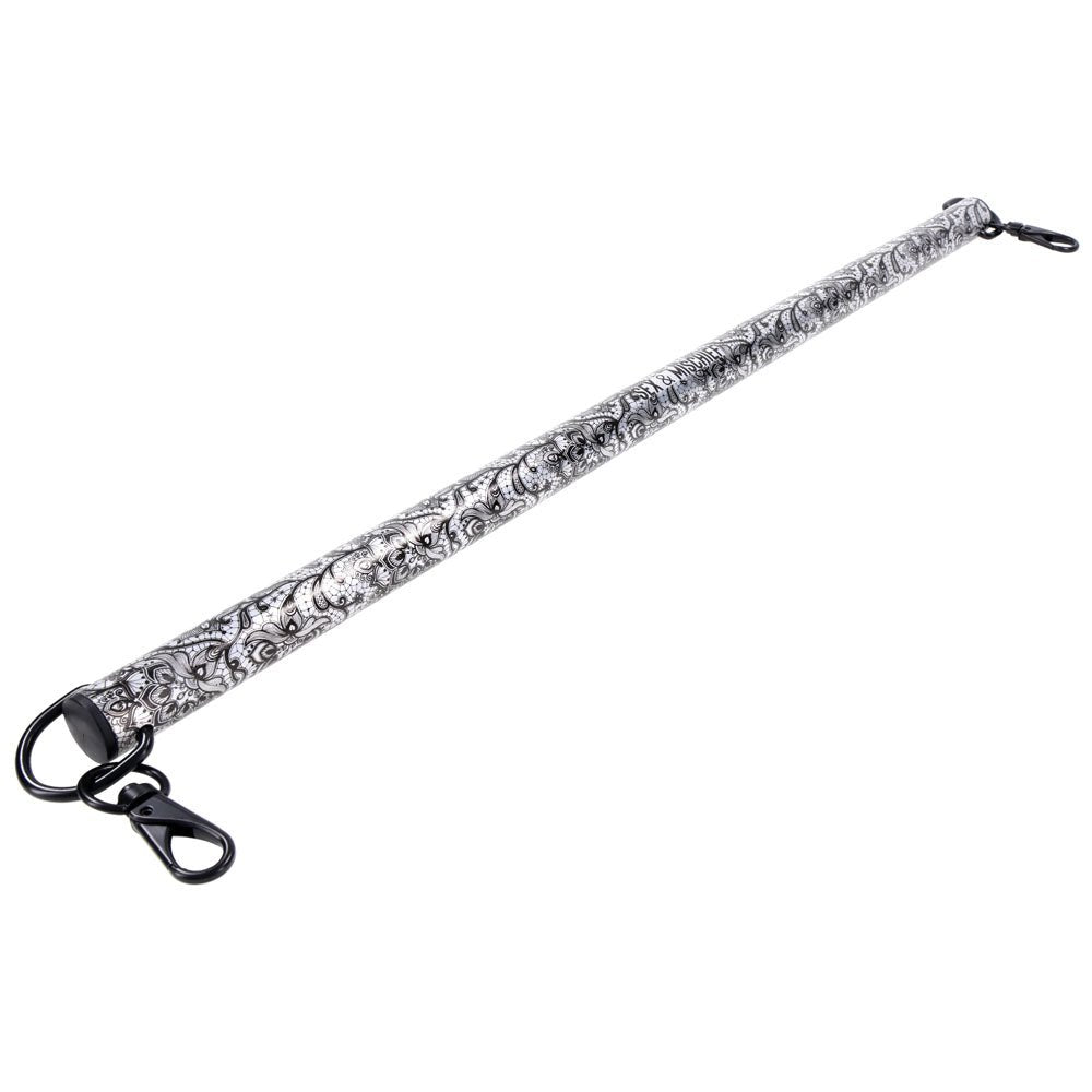 Sex & Mischief Lace Spreader Bar - Aluminium Restraint Bar - silkandsin